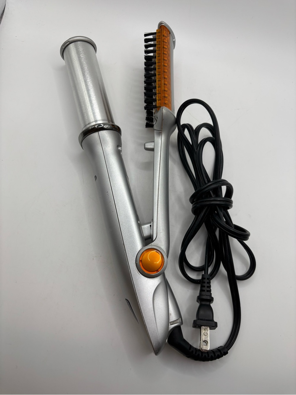 InStyler Rotating Hair Straightening Curling Hot Iron 1 1/4" IS1001 TESTED WORKS